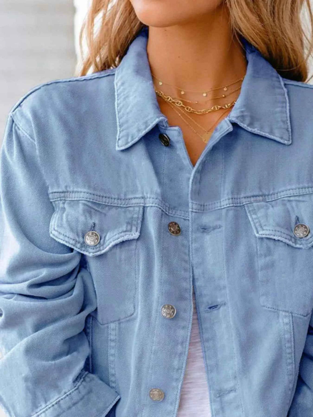 Button Up Long Sleeve Denim Jacket fc827448-5667-4387-9f1e-3003abe6f493-Max-Origin