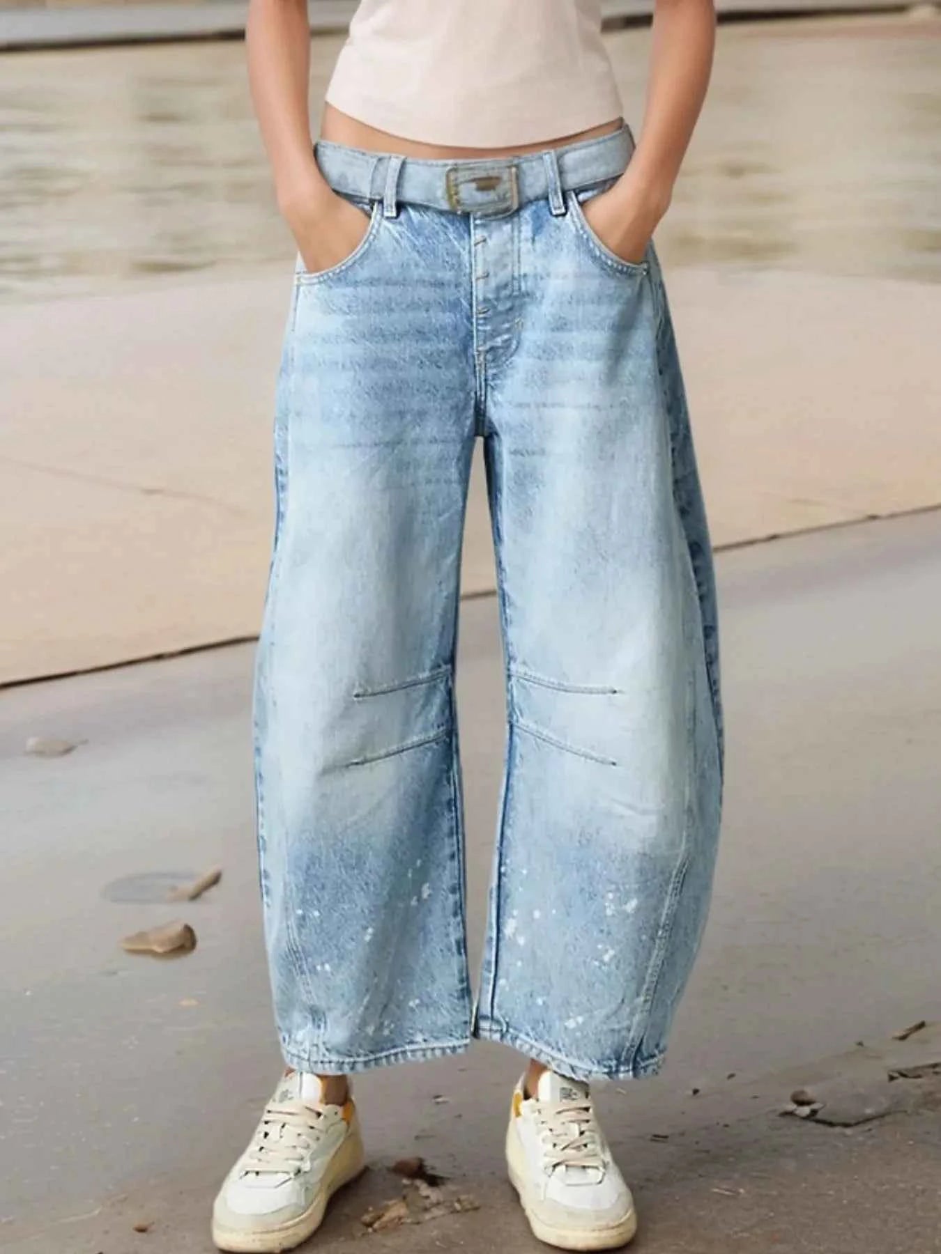 Wide Leg Relaxed Fit Jeans Light Blue fc849ecd-cd83-44cb-aae1-34bc604fc586-Max-Origin