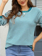 Striped Round Neck Sweater fc880c6b-e7a8-4f92-bf5c-8d1ca1f1819b-Max-Origin