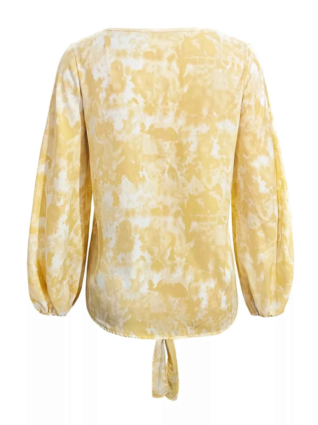 V-Neck Long Sleeve Tie-Front Blouse fc955f62-c52b-4c48-af46-b2570d05903b-Max-Origin