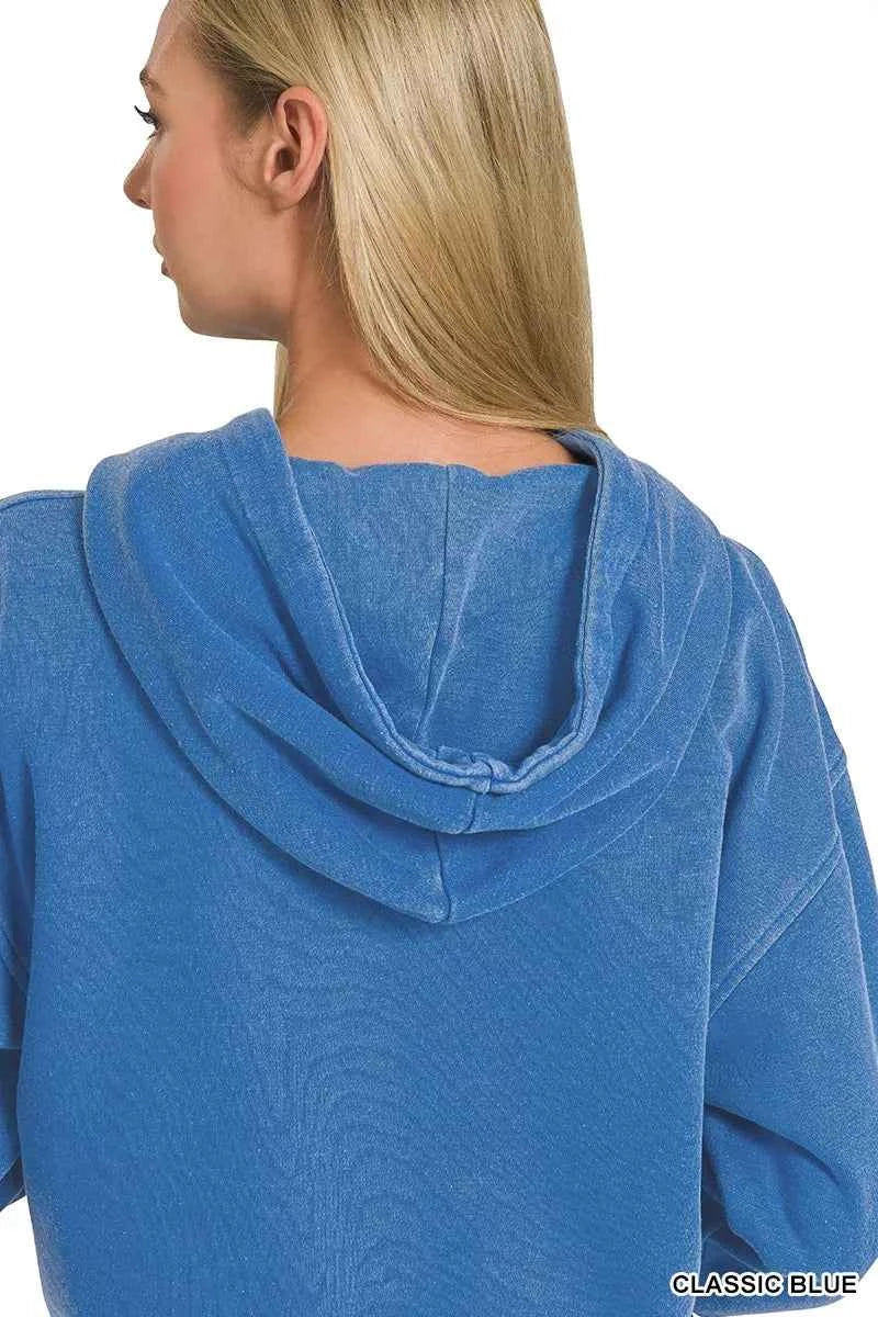 Zenana Fleece Pigment Dye Half Zip Kangaroo Pocket Hoodie fc95b474b4124b4295a6d7fc56c04523-Max-Origin