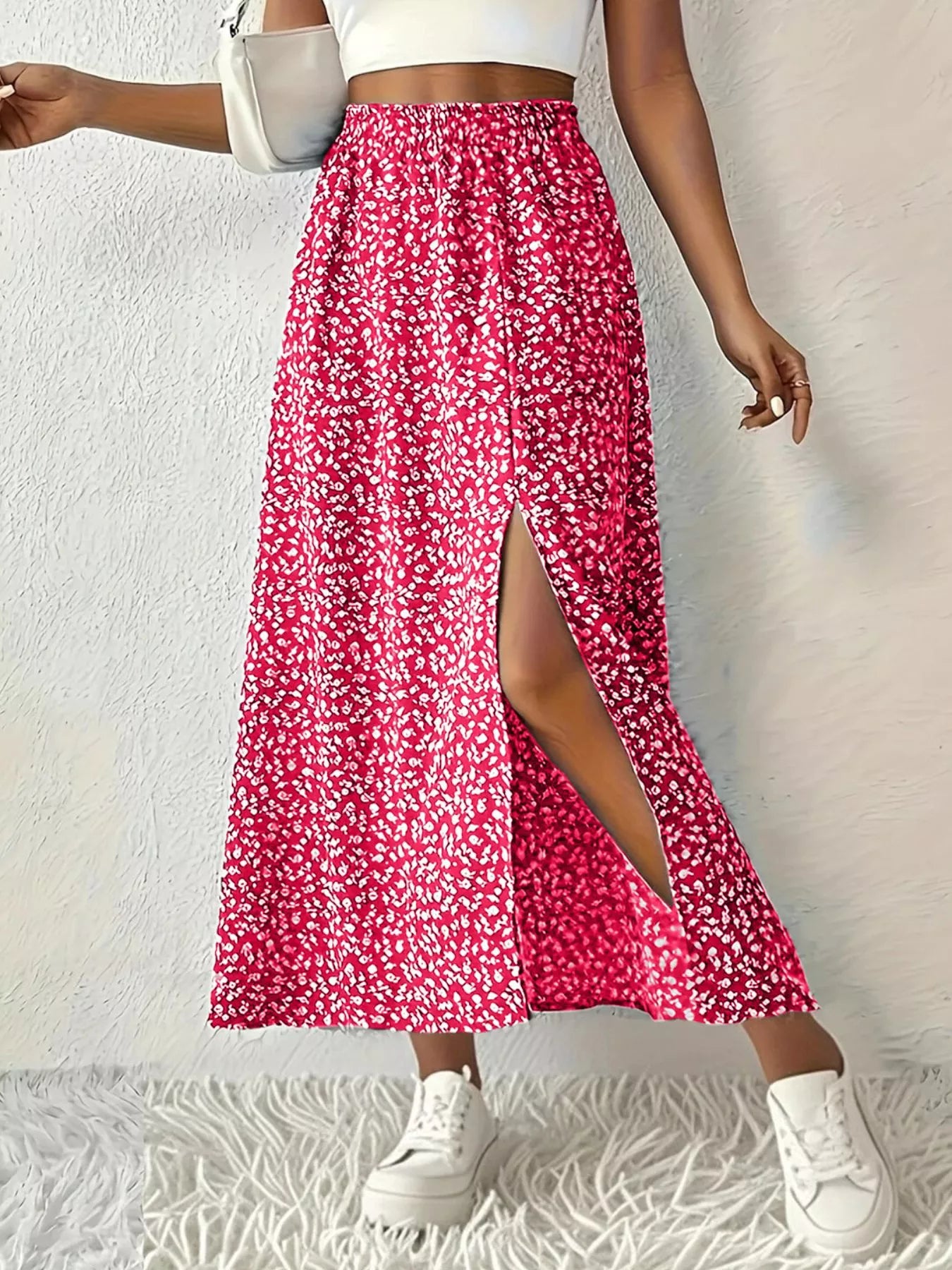 Slit Printed Skirt fcaa90a6-8ec1-446b-b56d-996919269237-Max-Origin