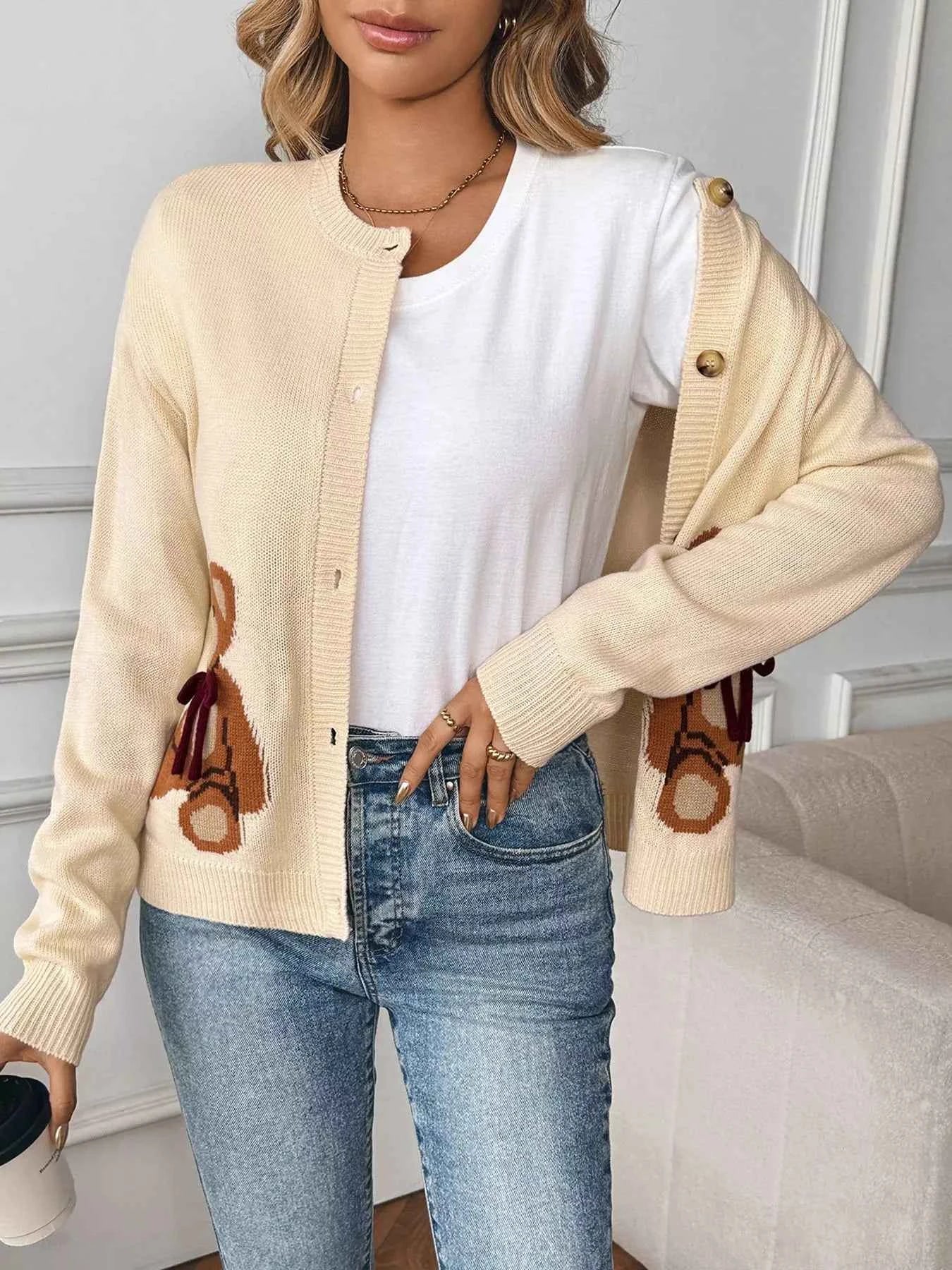 Teddy Bear Button Up Cardigan fcac7b70-5c45-42e3-bb67-3c2428f5d3fb-Max-Origin