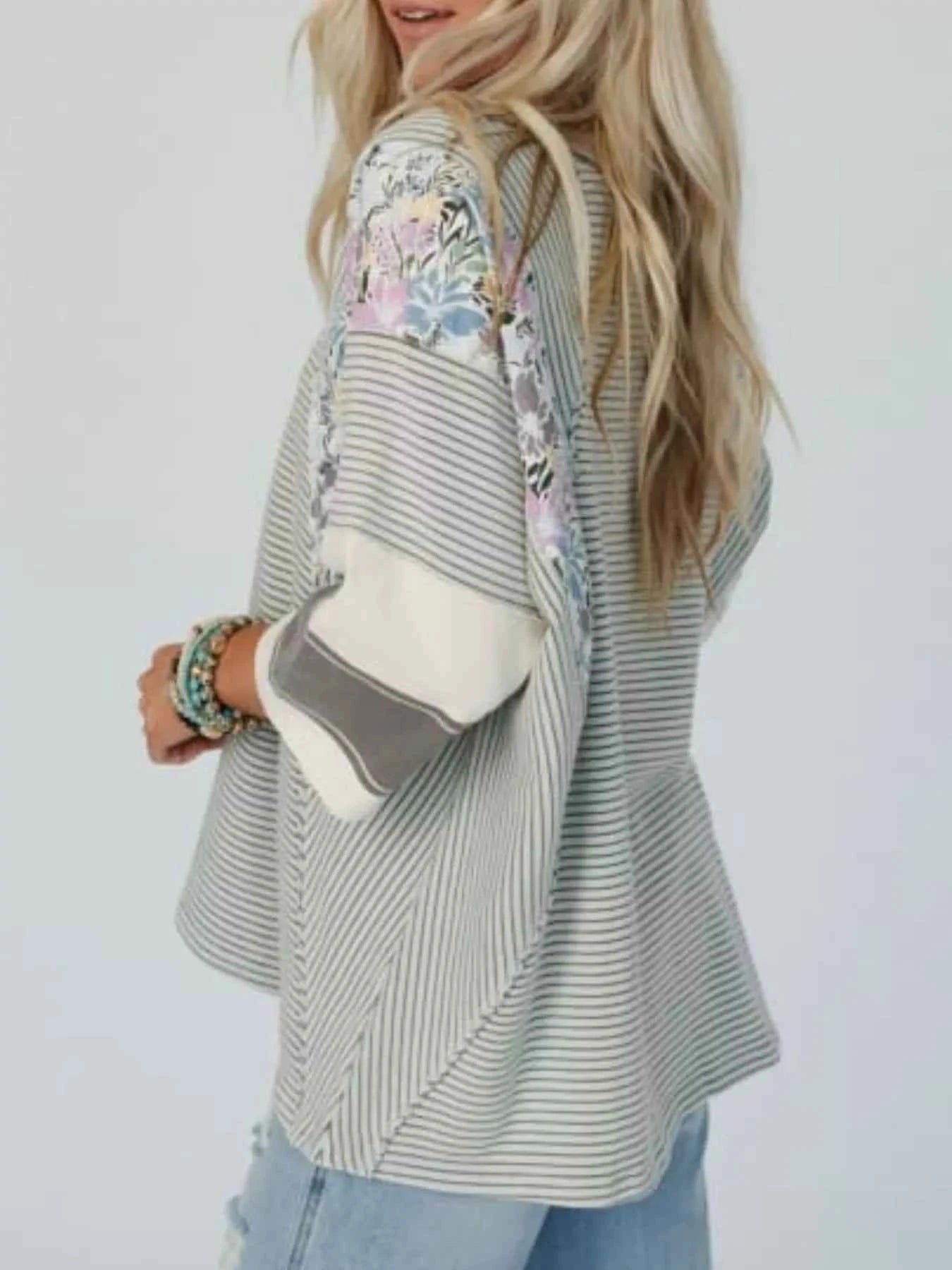 Striped Floral Long Sleeve T-Shirt fcafe362-fc82-4e2f-b1ab-b292f21fdf89-Max-Origin