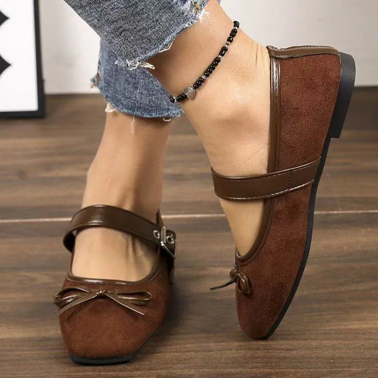 Bow Detail Mary Jane Loafers Dark Brown fcee30ca-9e01-4a8a-a103-89b14316d376-Max-Origin