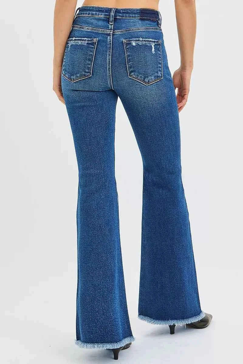 RISEN High Rise Flare Jeans fd05aef264b744a790e8faade6ade1ee-Max-Origin