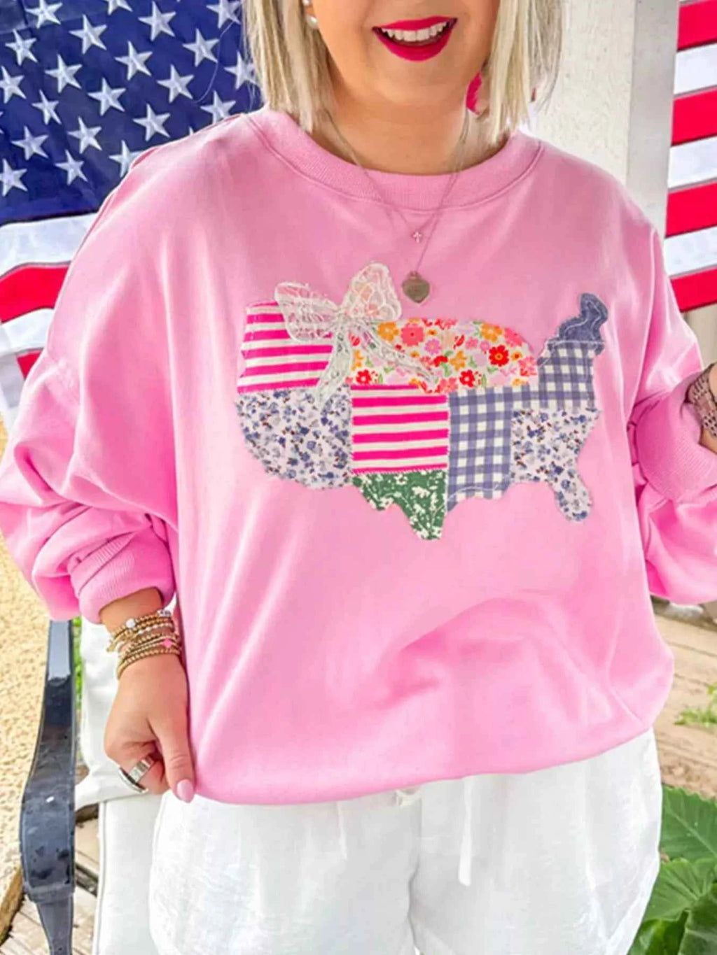 USA Map Patched Long Sleeve Sweatshirt fd2bbe00-ec0c-4472-9798-bf48867fde58-Max-Origin