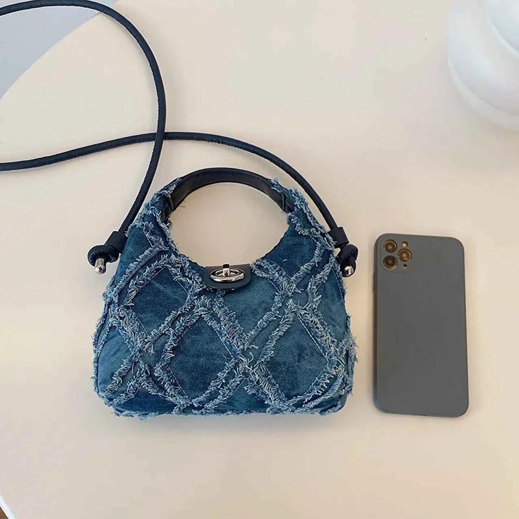 Quilted Raw Hem Mini Crossbody Bag fd2ec5ef546344a3aecca23c3594a4ac-Max-Origin