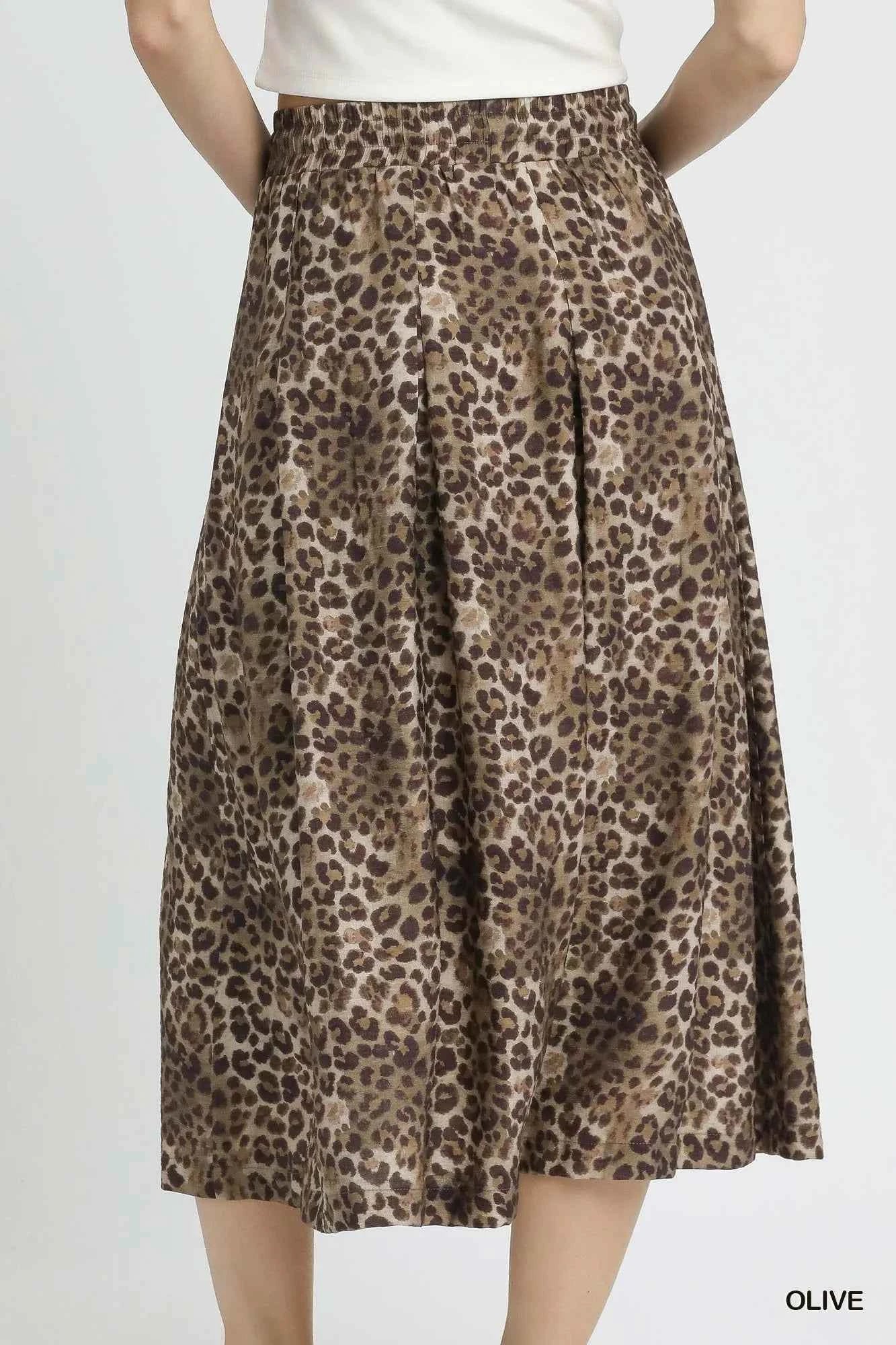 Umgee Drawstring Leopard Midi Skirt fd4b30b5-fe63-4ad2-a98f-f8e3aa31834d-Max-Origin