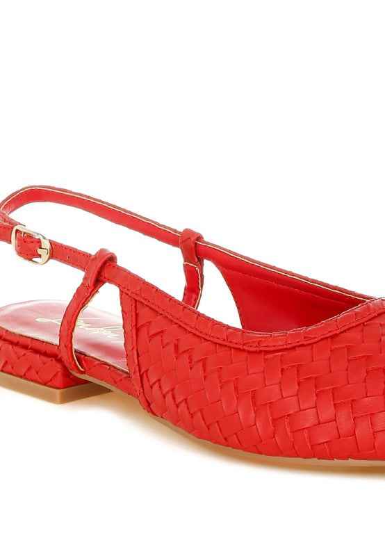 Kurina Woven Slingback Sandals fd5d5b58-03bd-4ba4-8bdf-6f57b8c466ae