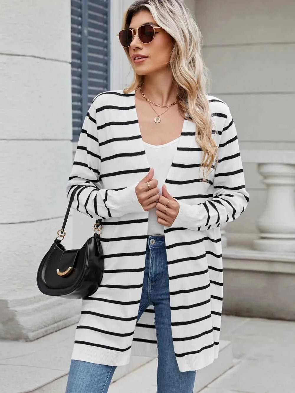 Open Front Long Sleeve Cardigan fd6d7b56-a34f-4743-a585-586197a60fa5-Max
