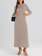 Cowl Neck Long Sleeve Midi Dress fd876698ab2743aca0316e3fa84dfe84-Max-Origin