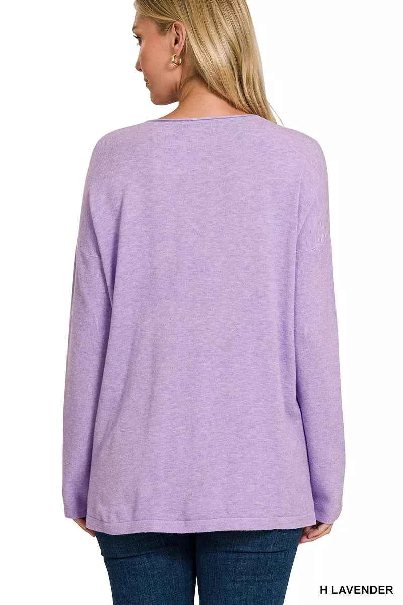 Zenana Viscose Long Sleeve Front Pockets Sweater fd8daf3d-4de7-451d-898e-8b1f03587240-Max-Origin