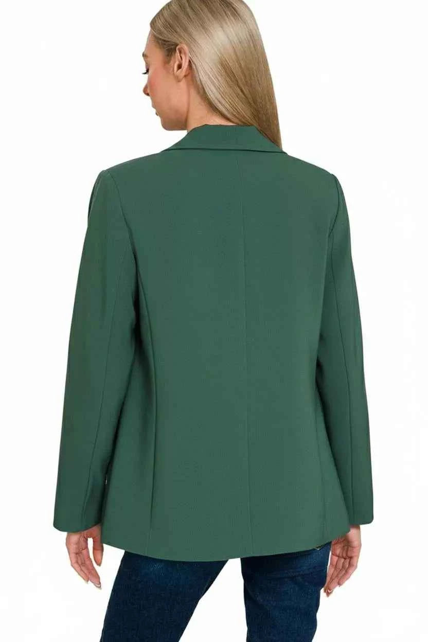 Zenana Woven Long Sleeve Blazer With Lining fdb65285-2e9c-4c7c-8097-6afb1f70bc3b-Max-Origin