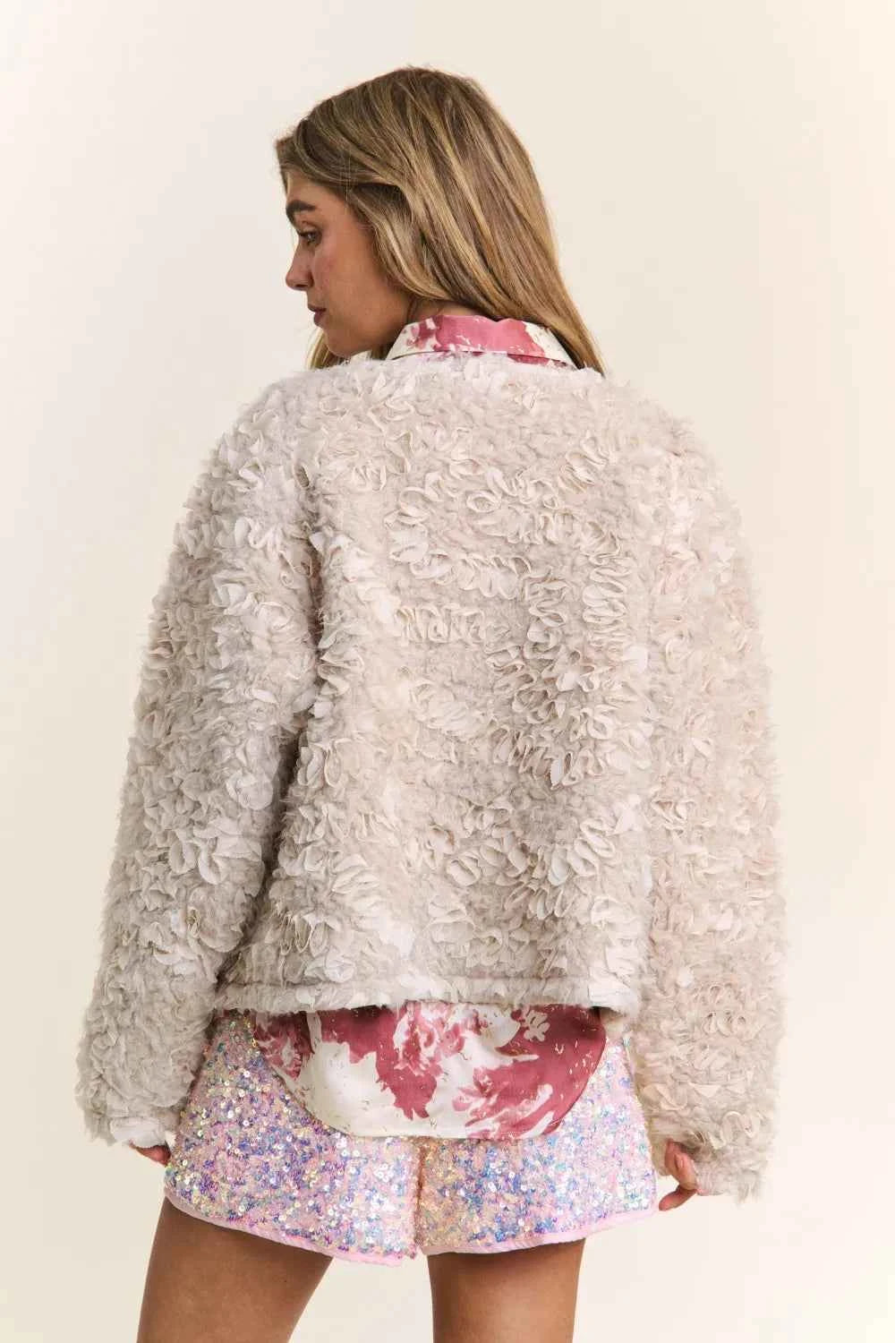 J.NNA Mixed Fabric Chic Jacket fdcdbcc2-8684-4557-b487-41ad275742c7-Max