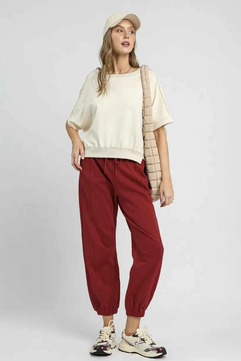 Umgee Fleece Jogger Pants with Drawstring fde736b1-d281-42ea-8e2e-674a3ad92122-Max-Origin