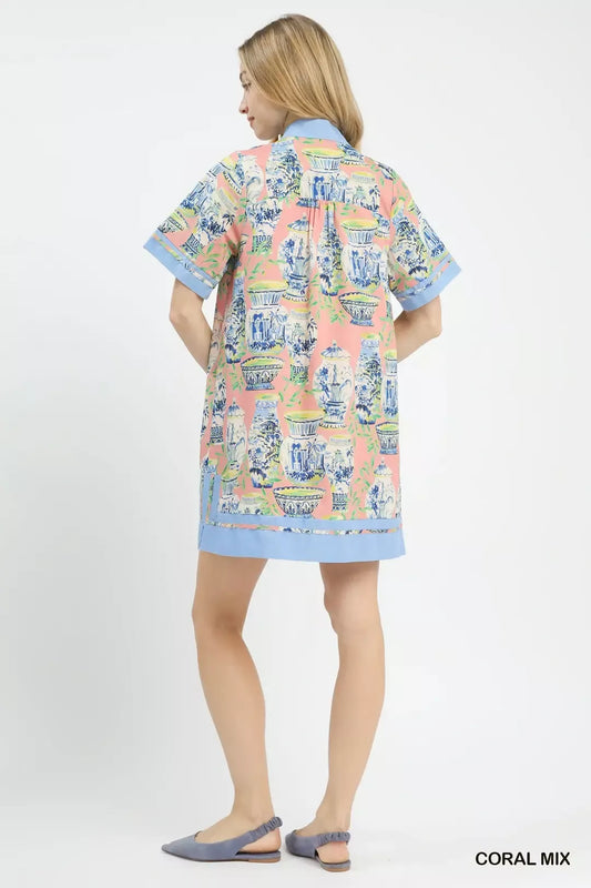 Mix Abstract Print Mini Dress fde7f33a-4a32-4052-97c7-2c08eb6531c7-Max-Origin