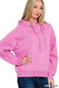 Zenana Drawstring Relaxed Fit Fleece Hoodie BRIGHT MAUVE fde81523ce5e4b4a947139dccfbc5a8a-Max-Origin