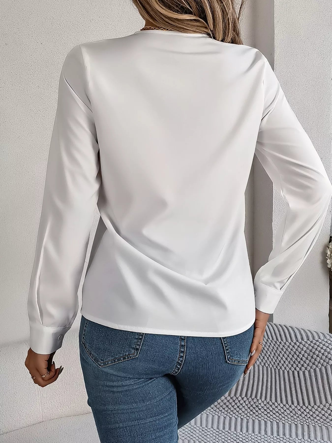 Layered V-Neck Long Sleeve Blouse fdf679d6-6cc8-4f72-8a33-2790d95c2594-Max-Origin