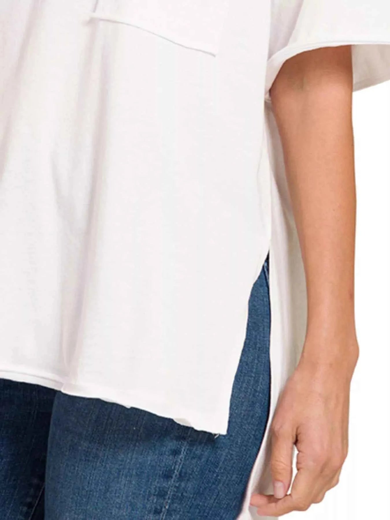 Front Pocket Raw Edge Boyfriend Tee fe0331e2-4bb0-451e-ac9d-45a132d6a1d4-Max-Origin