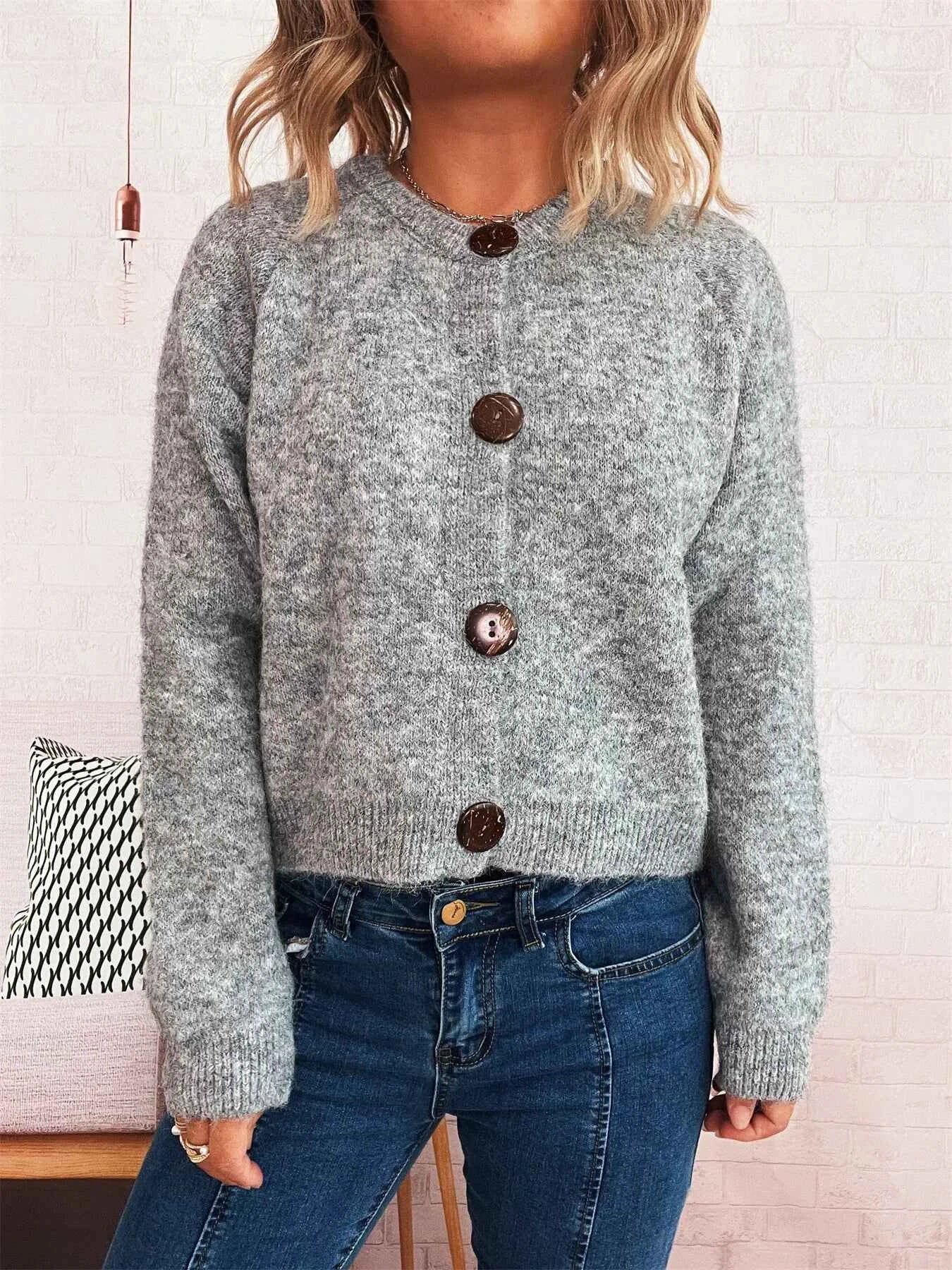 Button-Up Raglan Sleeve Cardigan fe1951d436dc49a99f1851130938649d-Max-Origin