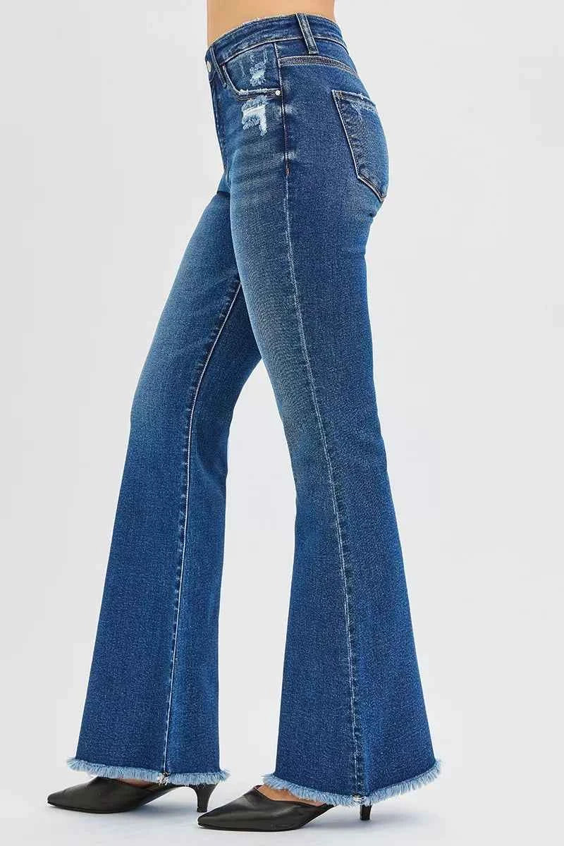 RISEN High Rise Flare Jeans fe22a817a34c46d9beb625744497c3c8-Max-Origin