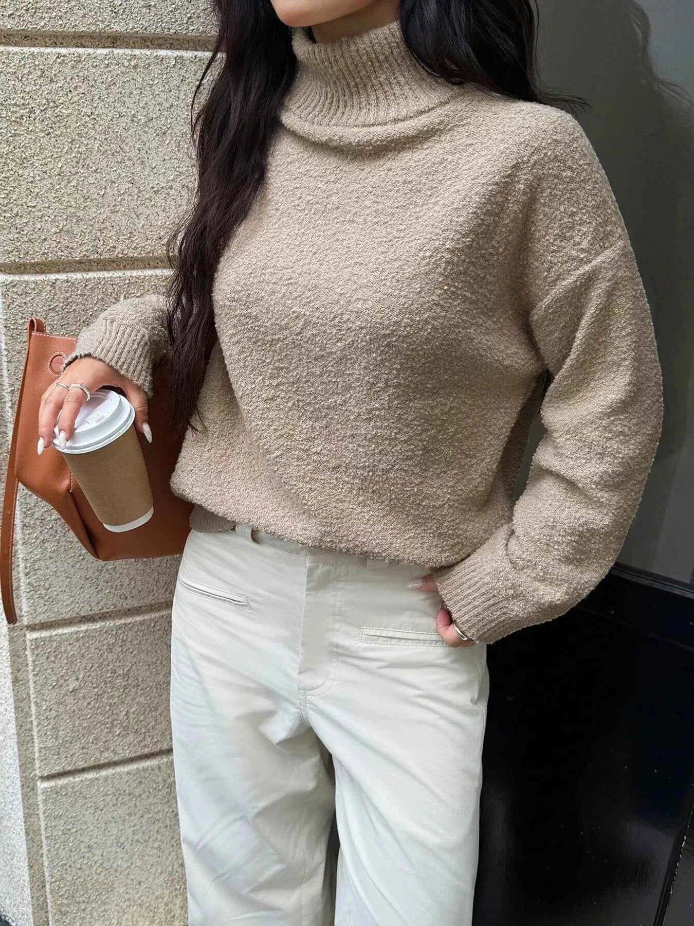 Turtleneck Long Sleeve Sweater fe63153618e74189a72586a21359ea0c-Max-Origin