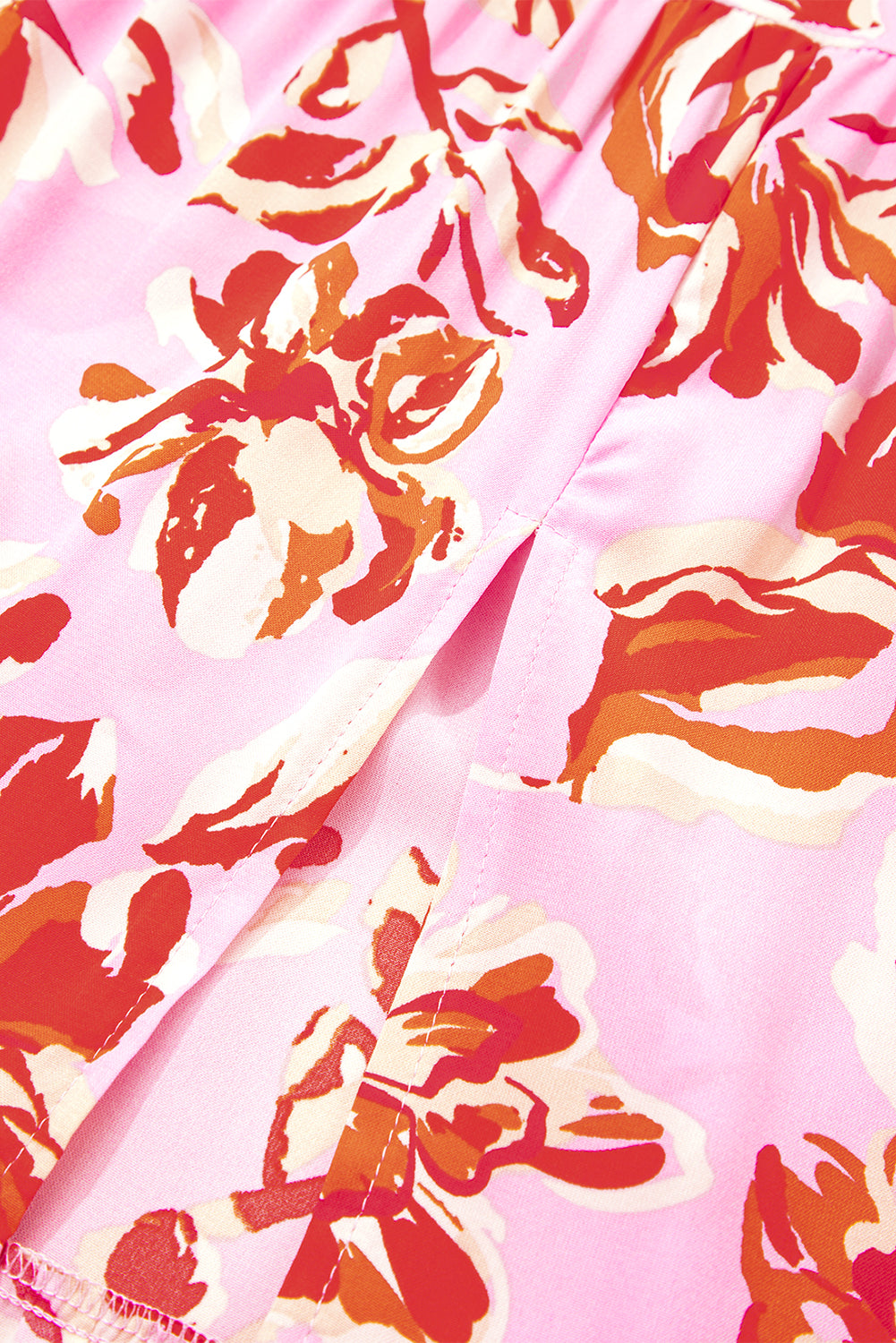 Sky Blue Bohemian Floral Print Tiered Maxi Skirt with Split fea037ee8f0d6ad5