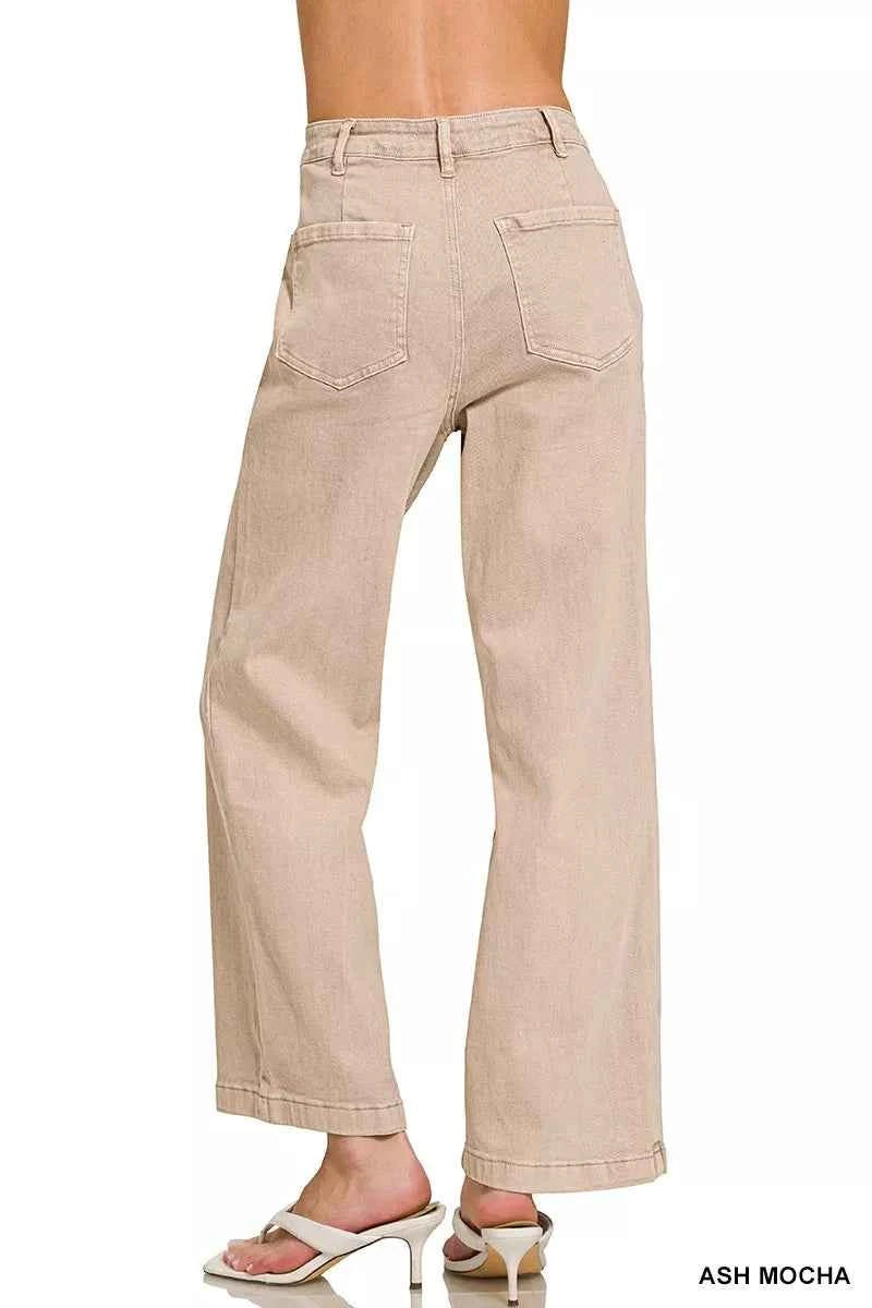 Zenana Straight Leg Utility Pocket Jeans fedd91778a804af8939556dd5806d7e9-Max-Origin