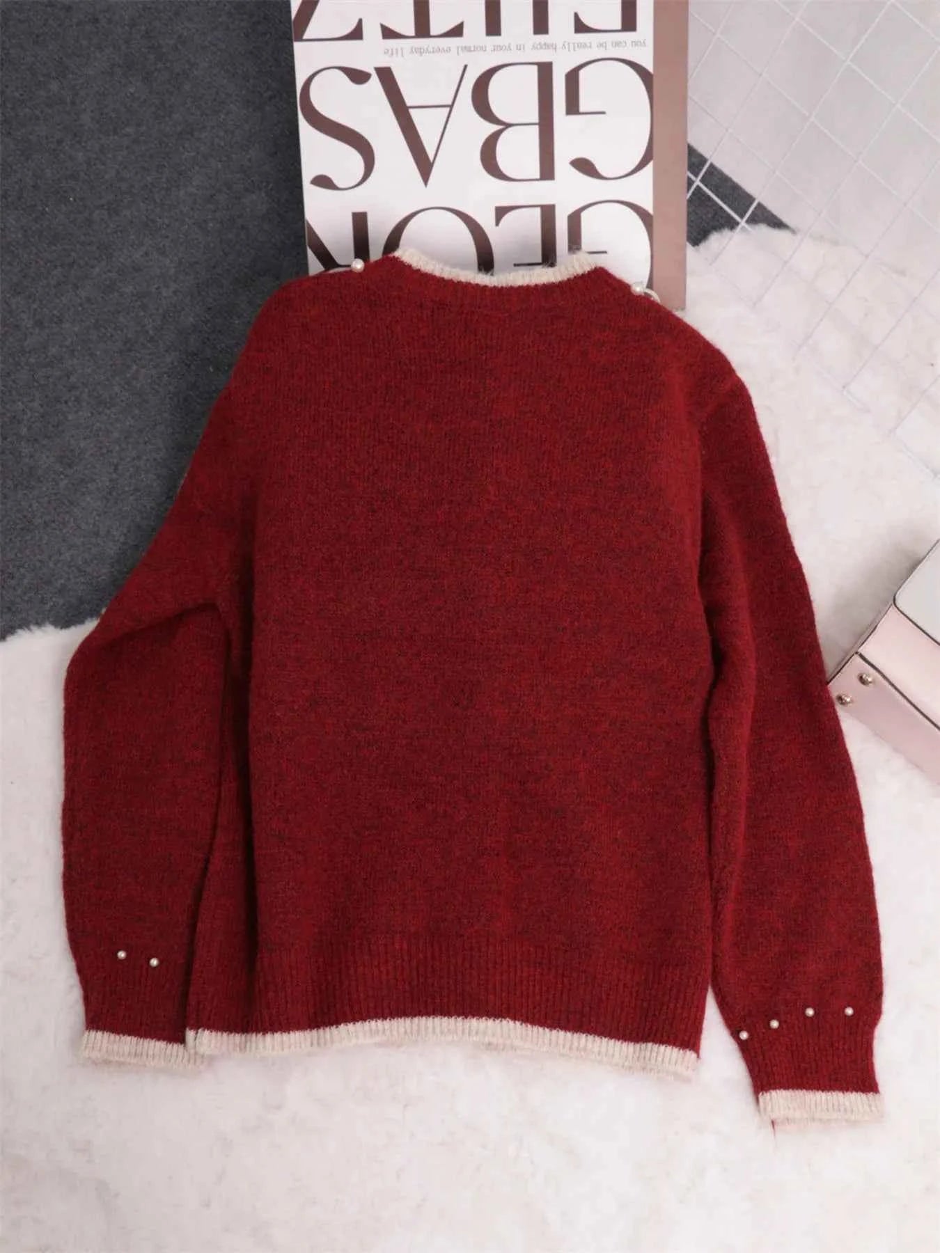 Pearl Embellished Button-Front Cardigan feed98731a2c47458822ed56bdcbf01e-Max-Origin