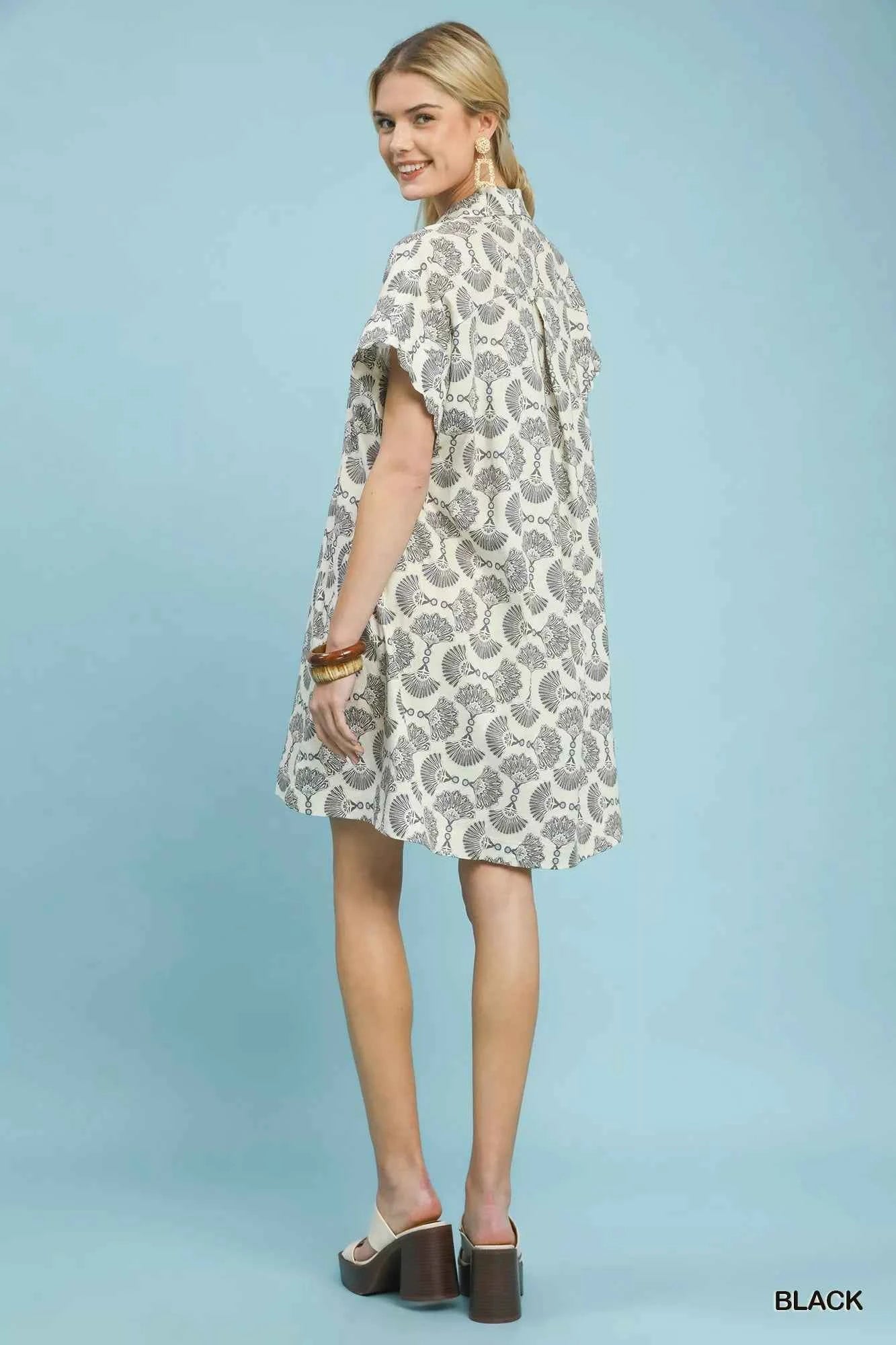 Umgee Printed Button Front Shirt Dress feefa92b-4b95-45d2-820d-13c20da8d518-Max-Origin