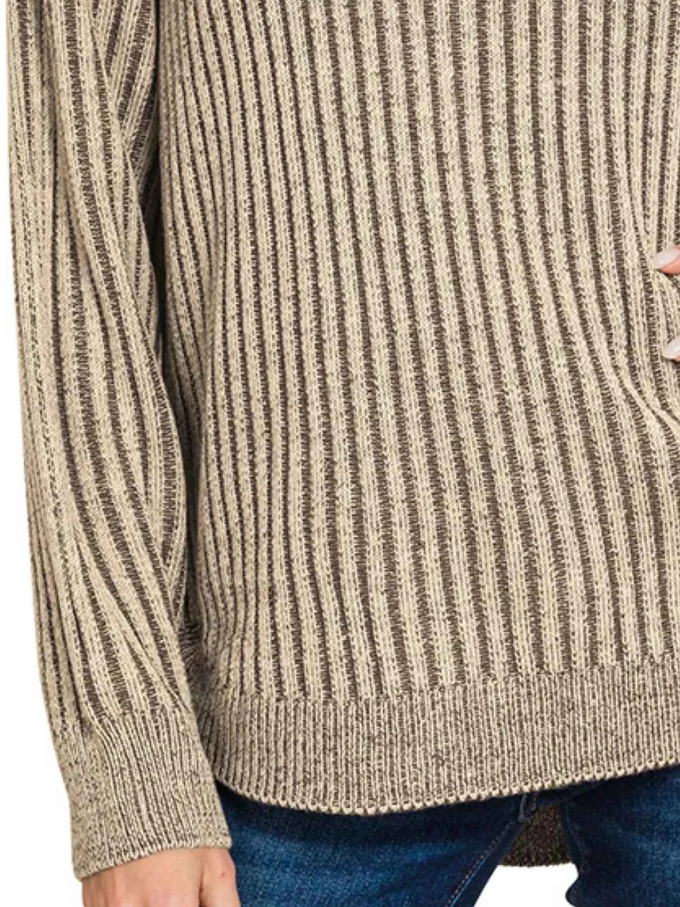 Zenana Curved Hem Two-Tone Ribbed Sweater ff0c76e1-f177-40d8-b629-a4883da526f9-Max-Origin