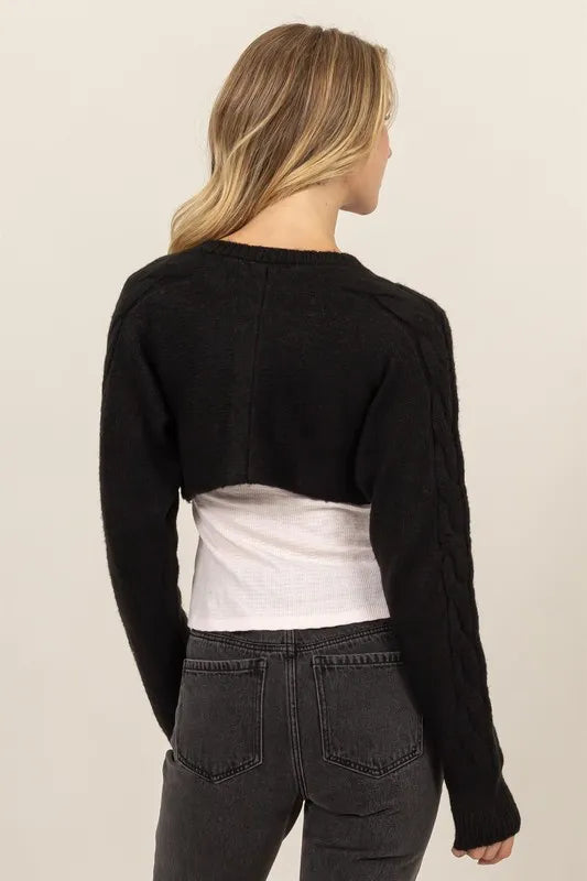 Cable-Knit Tie-Front Shrug ff42cbcd-6a1b-4621-90cb-3514a4fb9b7f-Max