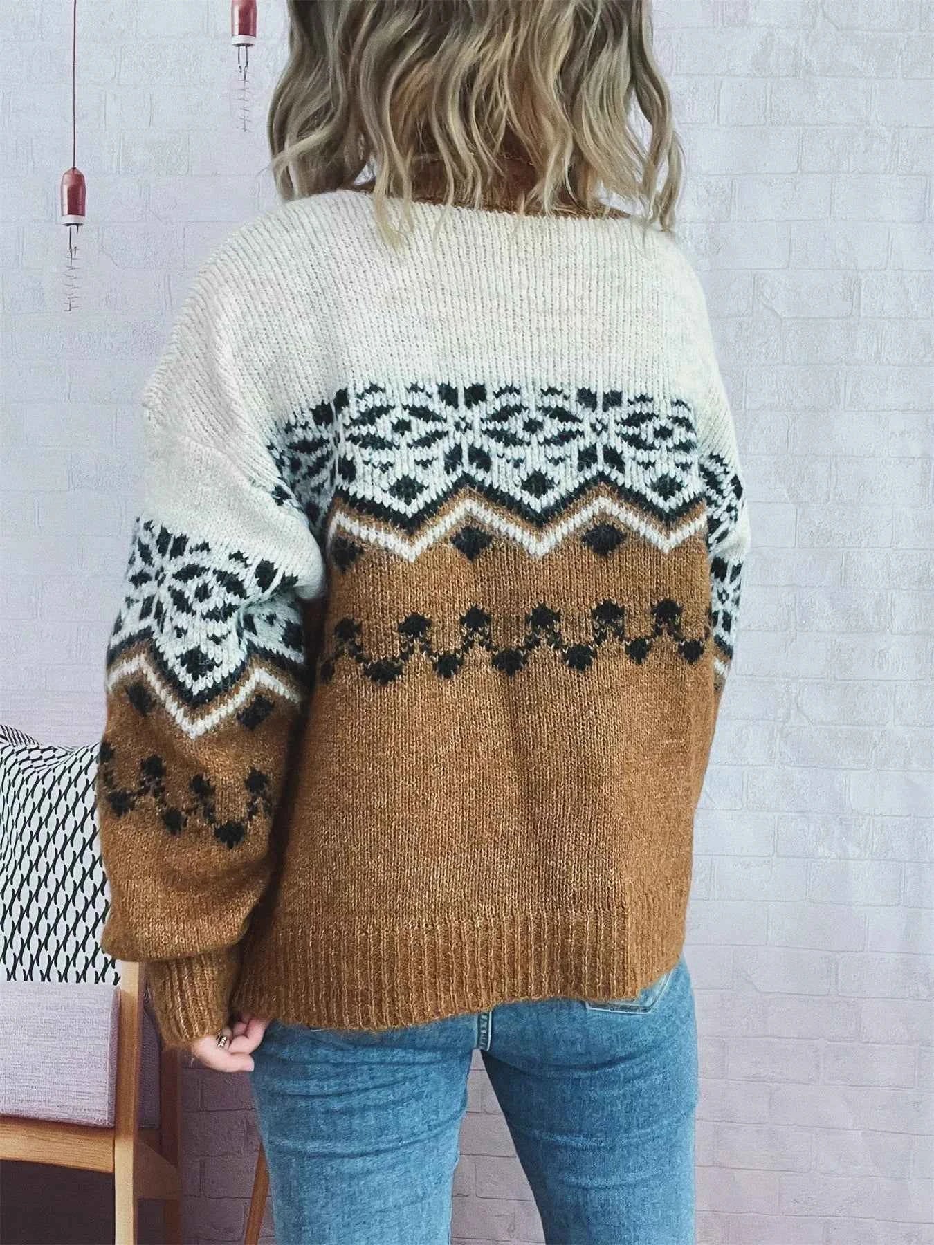 Christmas Button Up Drop Shoulder Cardigan ff42faaad2204ba88e106aaac69d9cd0-Max-Origin