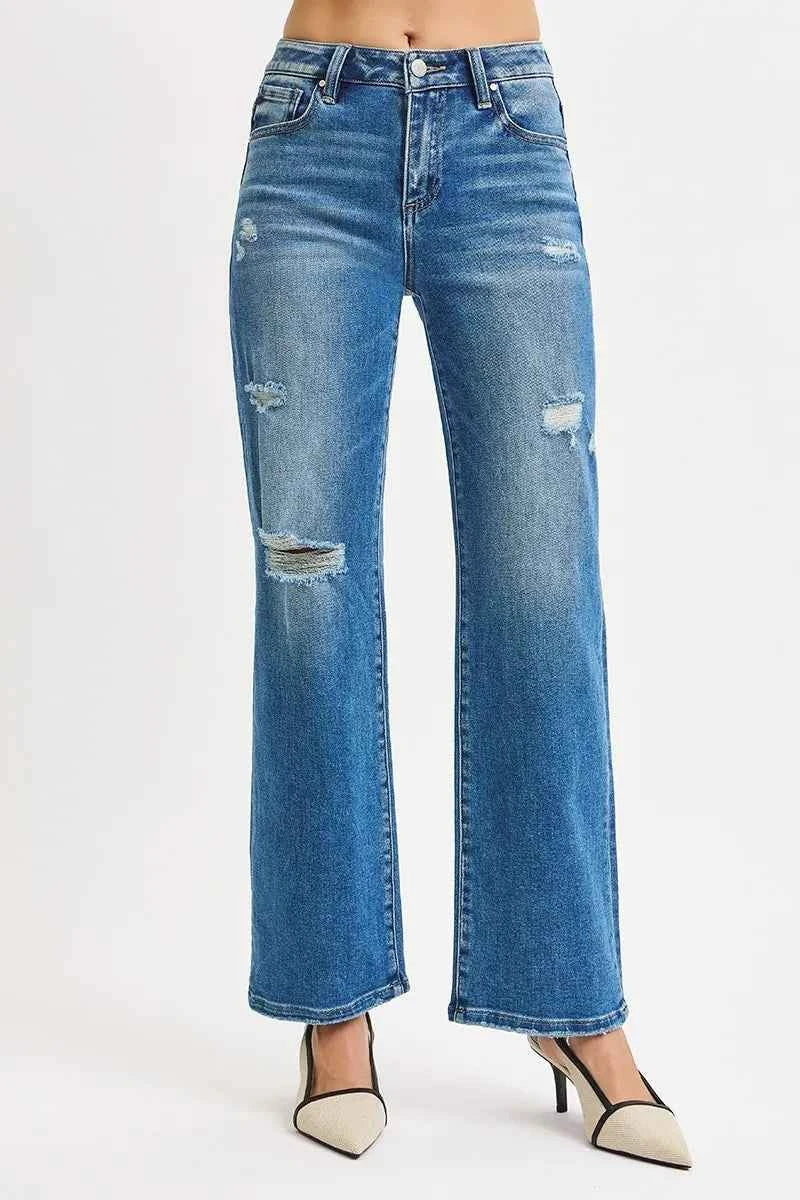 RISEN Full Size High Rise Ankle Straight Front Body Distressed Jeans Plus Size ff4b828cacc7499086f633bf5e4bc0be-Max-Origin