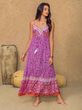 Tassel Floral Print Cami Dress Heliotrope Purple ff50d13d-babe-4e62-9f7a-95926819b3cb-Max-Origin
