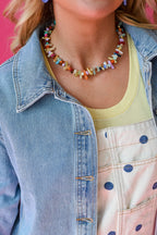 Beau Blue Draw-cord Hem Light Wash Denim Jacket ff5921bf07d93398