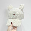 Cute Fluffy Bear Ears Winter Hat Milky White One Size ff7c111d-bfcc-4f46-8331-9e93f9743c12-Max-Origin