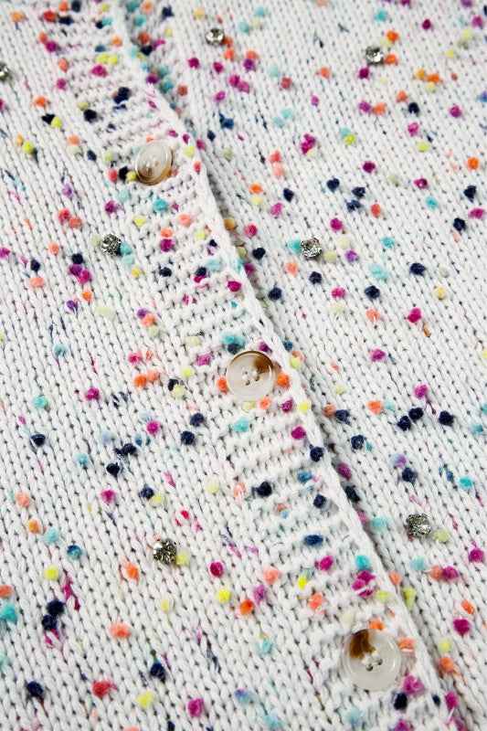 Vienna Rhinestone Decor Confetti Sweater ff87563f-2f0b-414c-a8fb-fbca220d8576