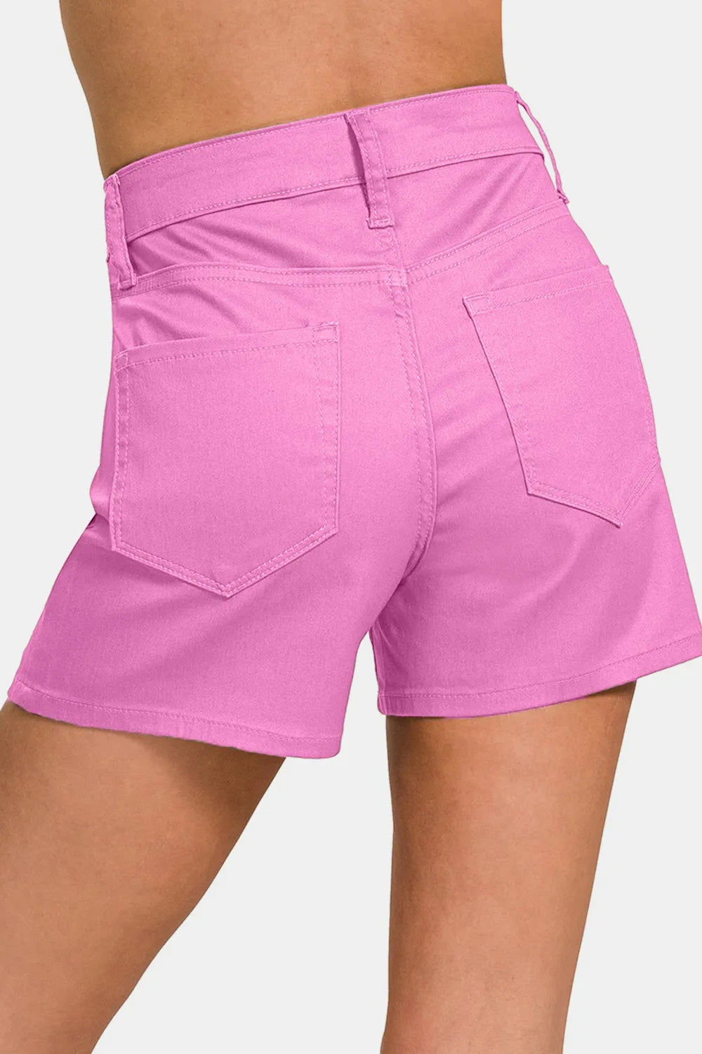 Zenana High Waist Denim Shorts ff88e6b3-d6f3-4b80-8b56-0fc9fe8bd9e6-Max