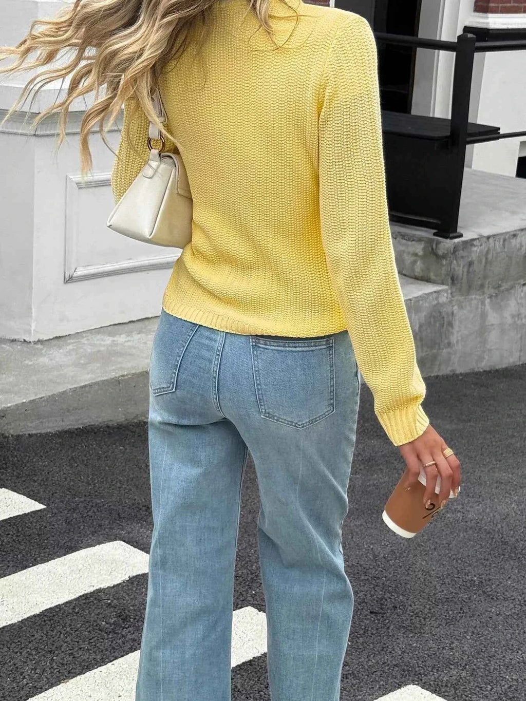 Button-Front Ribbed Long Sleeve Cardigan ffca7ebf71f7436e97b49cd71203b246-Max-Origin
