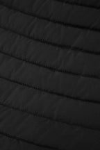 Silvery Solid Color Quilted Zip-up Puffer Jacket ffcf9b270886485a