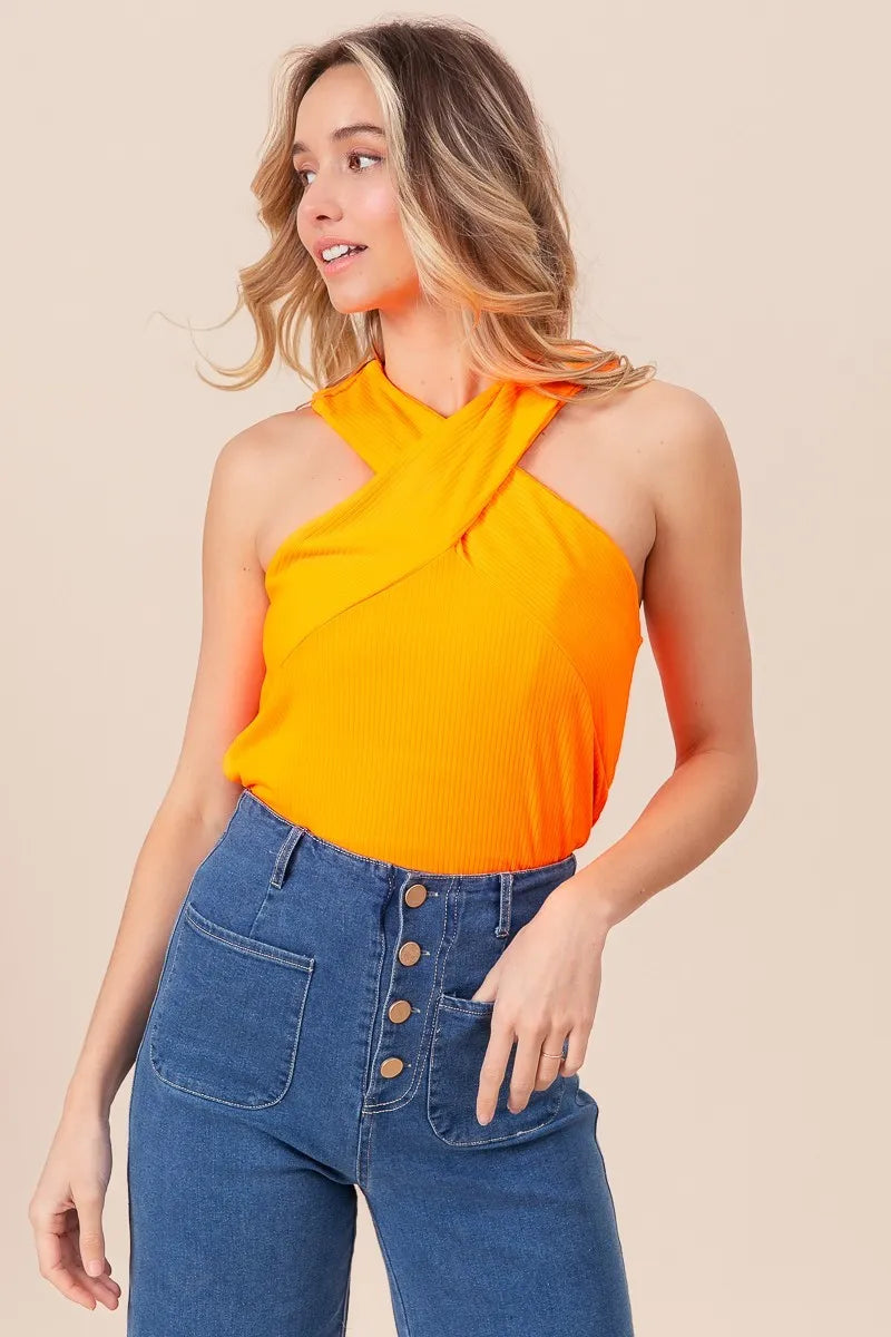 BiBi Rib Knit Cross Neck Banded Top fffe669962ad492a84fd1d0df863f95a-Max-Origin
