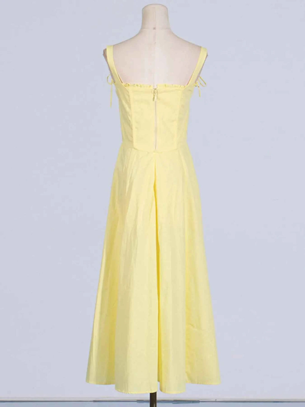Slit Sleeveless Zip Back Midi Dress fffe70c107264f388b62165011217ecb-Max-Origin