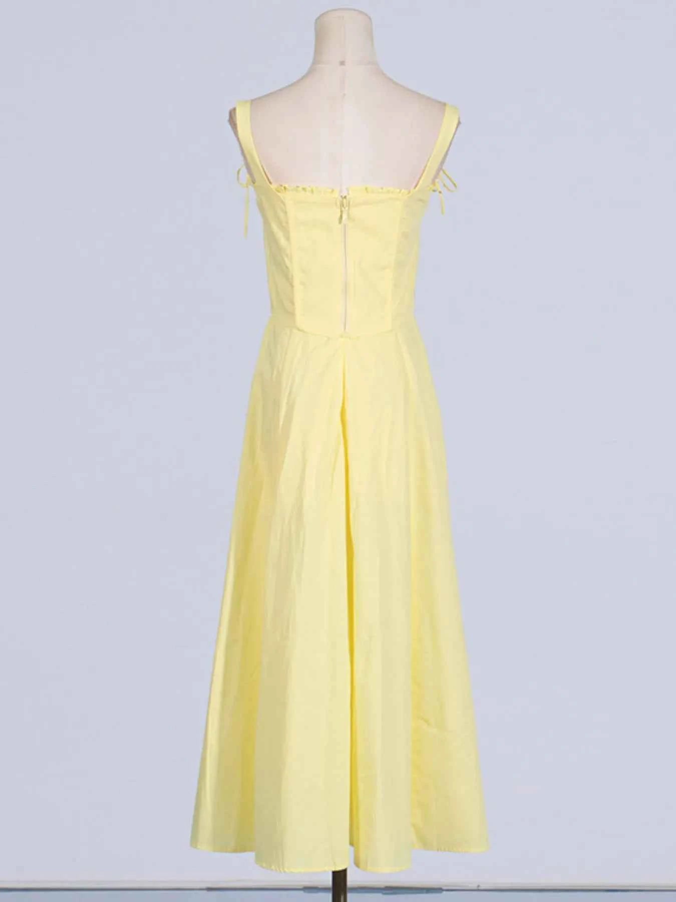 Slit Sleeveless Zip Back Midi Dress fffe70c107264f388b62165011217ecb-Max-Origin