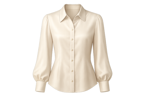 Women's blouse with transparent background