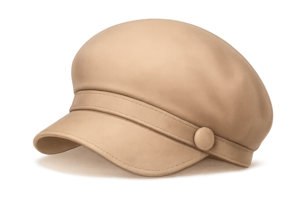 Women's cap with transparent background