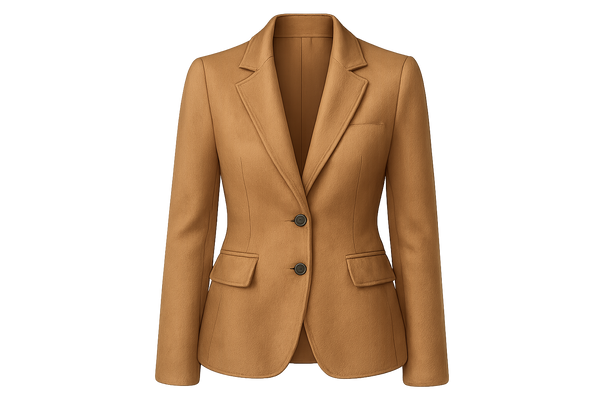 Women's jacket with transparent background