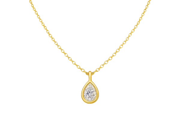 Women's necklace with transparent background