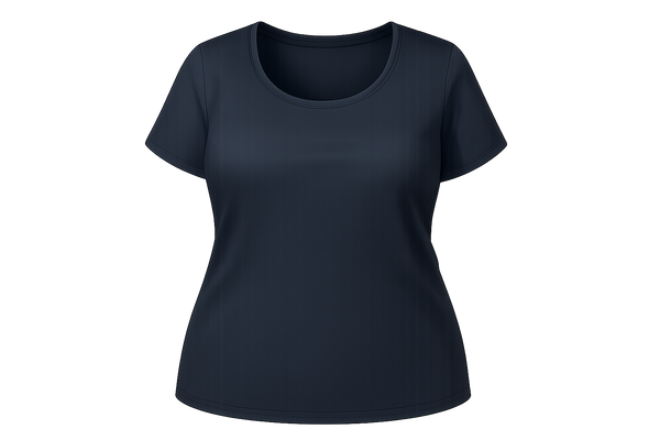 Women's plus size t-shirt with transparent background